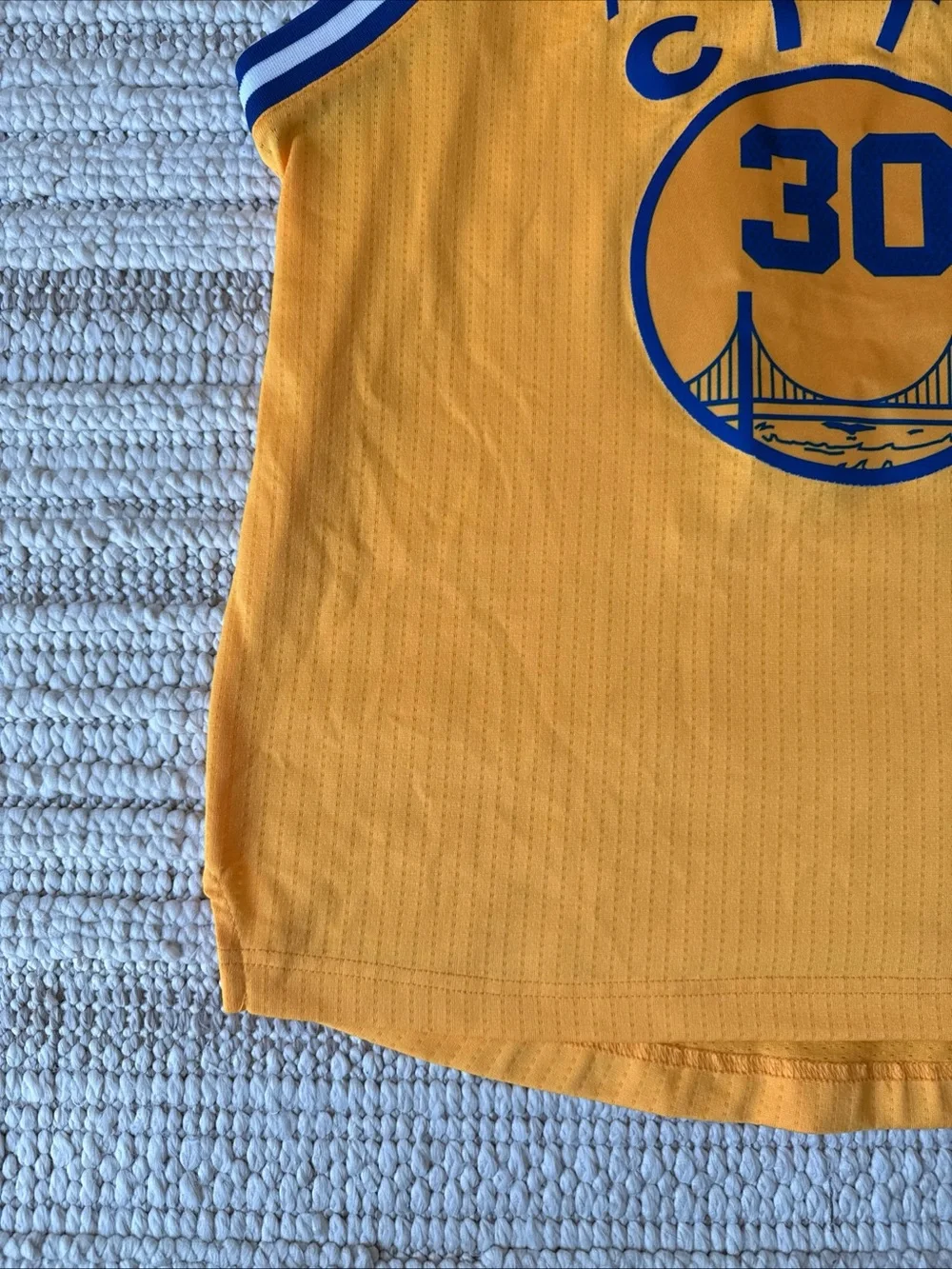 Adidas Steph Curry #30 Golden State Warriors Jersey Youth Med +2 Length THE CITY